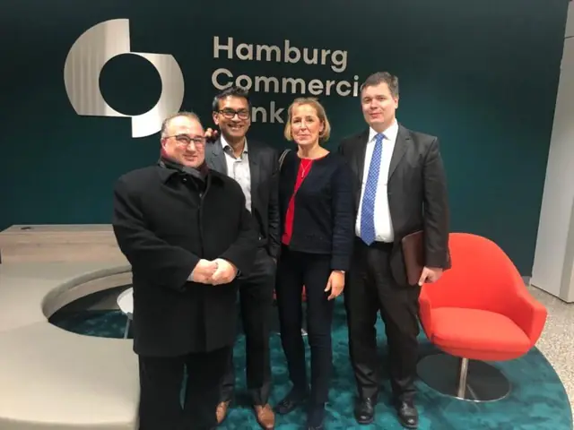 Meeting at Hamburg Commercial Bank
