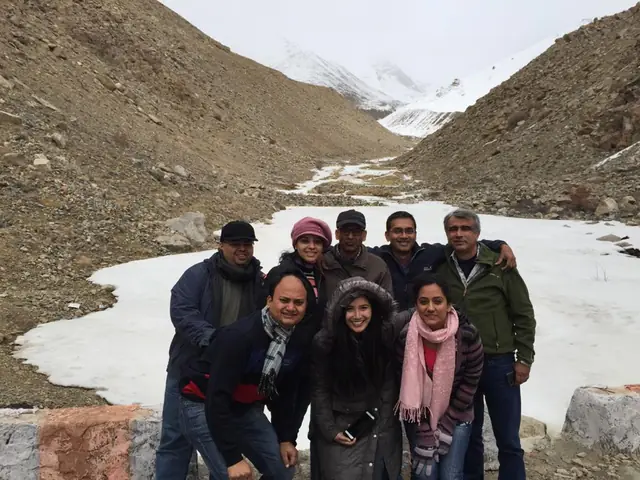 Team offsite in the mountains