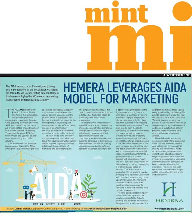Hemera leverages the AIDA model for marketing